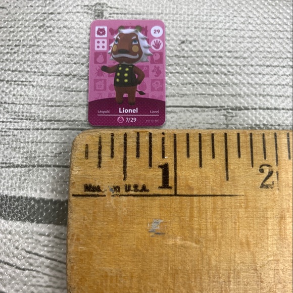 Animal Crossing Amiibo Lionel Mini NFC Card Scan in Villager ACNH Switch. - Picture 4 of 5